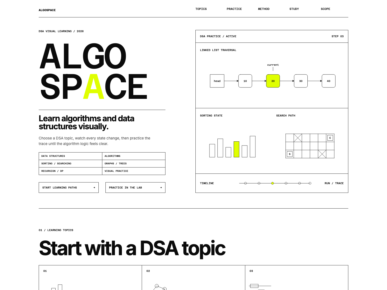 AlgoSpace project preview